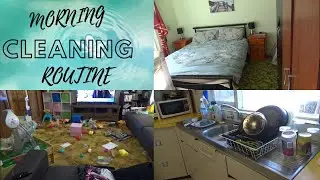 SAHM MORNING CLEANING ROUTINE | CLEANING ROUTINE OF A MUM WITH 3 KIDS