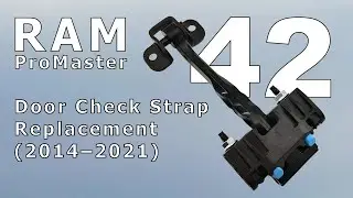 Замена ограничителя открытия двери RAM ProMaster (2014&ndash;2021) | Простой ремонт своими руками без с...