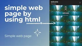 a simple web page using html and css|simple web pages using html and css