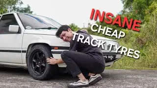 My Proton Saga 4G93 Gets New Track Tyres!