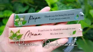 Resin bookmark tutorial | DIY Resin bookmark for Beginners | Epoxy resin art