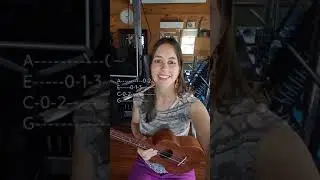 C Major Scale on the Ukulele in 60 seconds