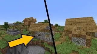 НОВАЯ ДЕРЕВНЯ В MINECRAFT PE 1.9.0.2/1.14!