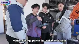 Internal company training#industrial #szgh #weldingrobot #factory #automation #robotics