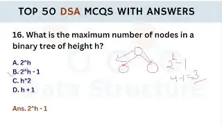 Top 50 Data Structure | Important DSA MCQs | Computer Science