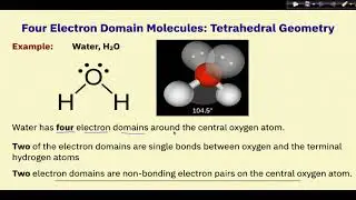 AP Chemistry Molecular Geometry Part 3 VSEPR Theory: Four Electron Domain Molecules