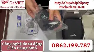 GIỚI THIỆU SẢN PHẨM M&Aacute;Y ĐO HUYẾT &Aacute;P PROCHECK 3KD1-3F thiết bị chăm s&oacute;c sức khỏe gia đ&igrave;nh