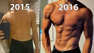 1 Year Natural Body Transformation ★ 16-17 Swedish JoelkarlHD