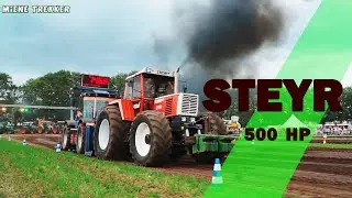 Steyr 8150 turbo sound open pipe (500HP) BEAST