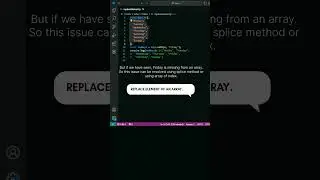 Interview question: How to replace element of an array. #js #frontend #javascriptinterview