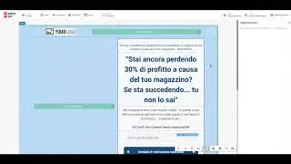 Menu e funzionalit&agrave; nel page editor (design di pagina) I SalesJet