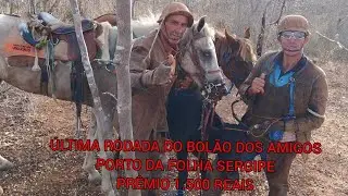 Última rodada do bolão de pega de boi no mato dos amigos Douglas, Lucas e Denisson André.