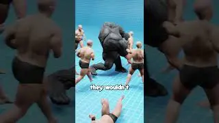100 человек против 1 гориллы &mdash; 3D-анимация