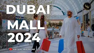Walk Through Amazing Dubai Mall, Virtual Walking Tour Dubai [Full HD]