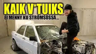 KUN MIKÄÄN EI MENE PUTKEEN... REMMIAHTIMEN KORJAUS & TUULILASIN IRROTUS | HALLISARJA OSA 4