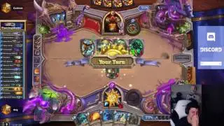 HSdogdog Hearthstone 🚀 Dog gets roped every turn in a curvestone match, can't handle it