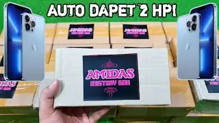 WOW! LANGSUNG DAPET 2 HP!!! UNBOXING MISTERI BOX AMIDAS BORONGAN