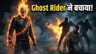 “Ghost Rider ने बचाई एक गरीब आदमी की जान 😱🔥 | इंसाफ की आग”#avengers #marvel #ghostrider #shortsfeed 