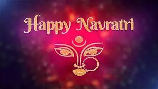 Happy Navratri 2021 Wishes | Whatsapp Status | Motion Graphics Animation
