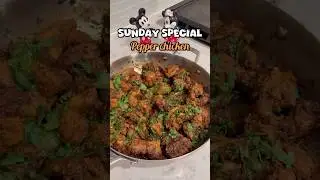 Sunday Special Pepper Chicken | Quick and Easy Chicken Recipe #shorts #food #chicken #recipe