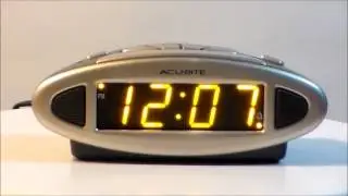 AcuRite 13027  Electric Digital LED Alarm Clock with Intelli-Time Technology