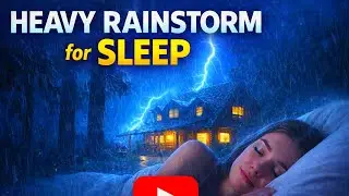 Gentle Night Rain – Intense Rainstorm for Deep Sleep & Relaxation | Rain Sounds for Sleeping, ASMR