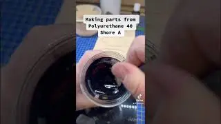 Making parts from Polyurethane 40 Shore A #casting #moulding #workshop #silicone #diy