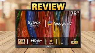 SYLVOX 75 Inch 4K Outdoor Waterproof Smart TV ✅ Review