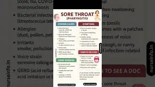 Sore throat pharyngitis #sorethroatrelief