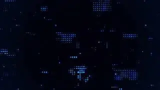 Visualization of Futuristic Digital Circuit Board Technology Loop