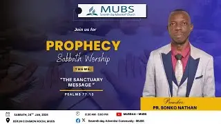 THE SANCTUARY MESSAGE || PR. SONKO NATHAN || 24TH JAN 2025