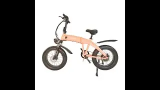 All-Terrain Electric Commuter Bike Foldable Frame Folding Fat Tire e-Bike 48V Battery Speed Limited