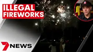 Illegal displays of fireworks caused havoc across Sydney for new year's eve | 7NEWS