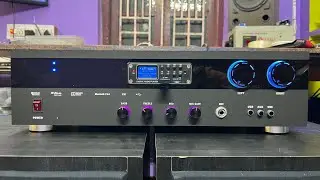 STEREO AMPLIFIER - MIC | F.M | Aux |  MP3, FLAC, WAV Supported | Speaker protector | VU light