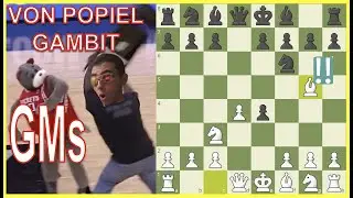 I BEAT A GM WITH THE VON POPIEL GAMBIT!!! | Live stream Titled Tuesday | Instructive and fun chess