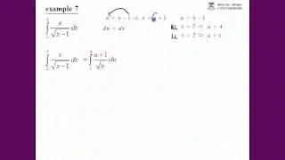 UPenn Math 103 Usubstitution Example #7