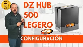 Programa y configura el motor corredera PPA DZ HUB 500 LEGERO