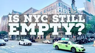 ⁴ᴷ⁶⁰ Walking Around Empty Streets of New York City | Morningside Heights