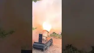 SEND IT! Cantaloupe  vs Civil War 24lbs Coehorn Mortar Fire #mortar #cannon #reenactment