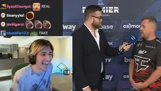 xQc reacts to CS:GO Caster Miraculously Disappears