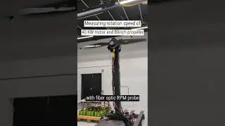 our fiber optic RPM probe helps ensure precision in every thrust test, in every environment 🚁 #bldc