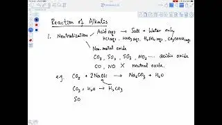 Chapter Nineteen:  Alkali, pH and Strength - Reaction of Alkalis (Part A) - Neutralization