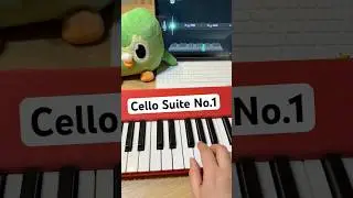 Play Cello Suite No.1 on Duolingo with Loog Piano #duolingo #easypiano #pianotutorial #beginnerpiano