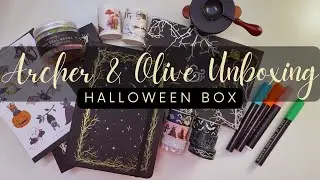Halloween Box 🎃👻 Archer & Olive Unboxing!