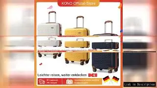 M/L/XL Kono Hard Case 100% ABS Travel Luggage with 8 Spinner Wheels TSA Lock Trolley Suitcase for ha