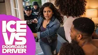DoorDash Gone Wrong: Woman Flees ICE and Runs Into Customer&rsquo;s House! | Jamerica Network