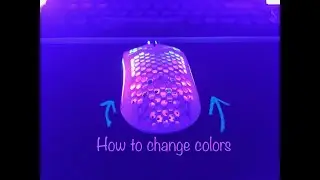 How to change the colors in the Glorious Model O