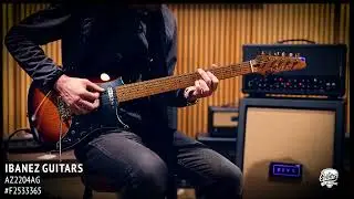 Ibanez AZ2204AG Prestige HSS | Ash Body / Roasted Maple Neck | Seymour Duncan Hyperions | #F2533365