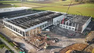 Erich M&uuml;ller GmbH (Kirchroth): Bau-Update November 2024 #fabrik #industriebau #generalplanung