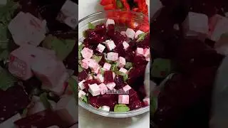 Beetroot Feta Salad for Weightloss #shorts #weightloss #youtubeshorts